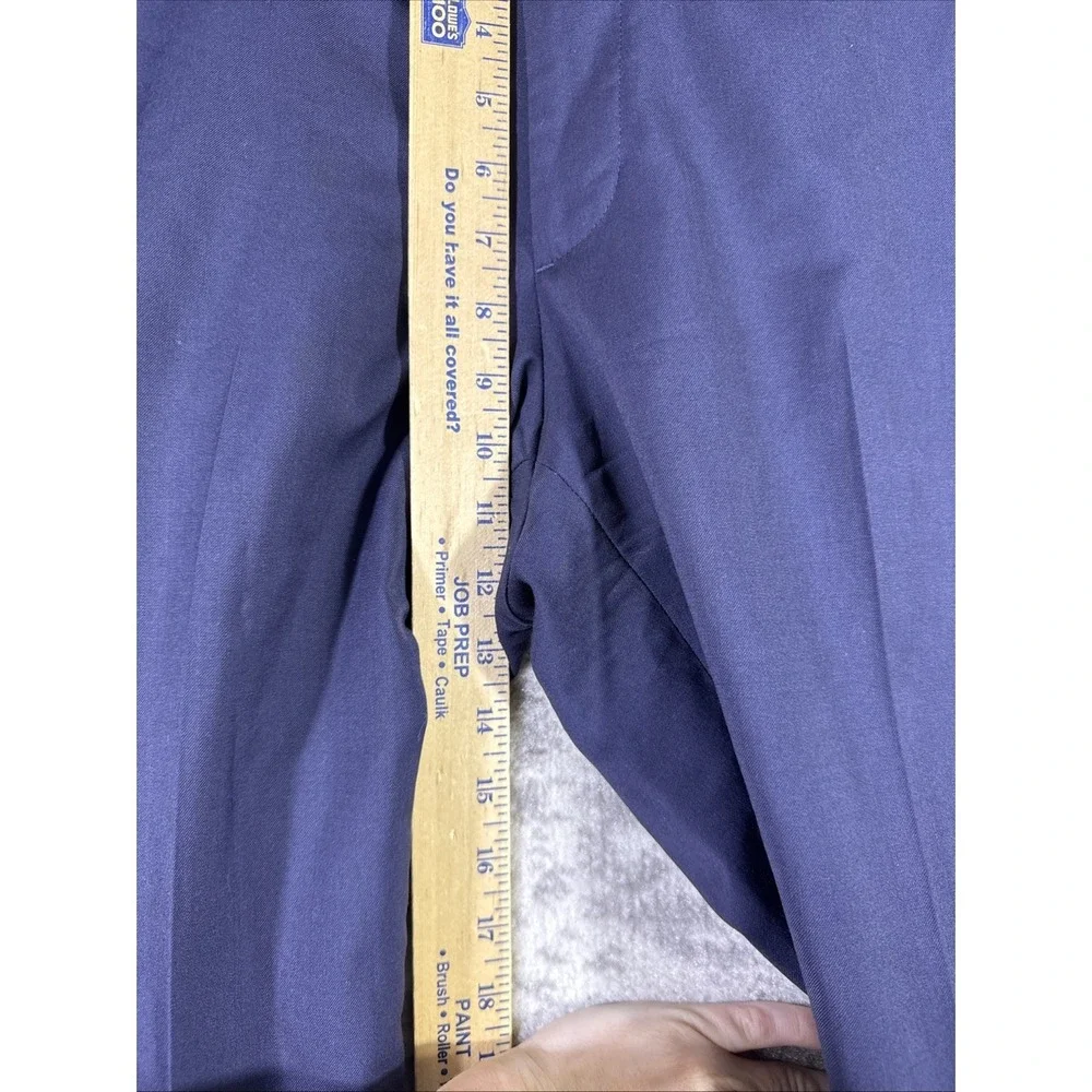 Banana Republic Marzotto Pants Mens Size 31x30 Navy Blue Super 120s Wool Stretch
